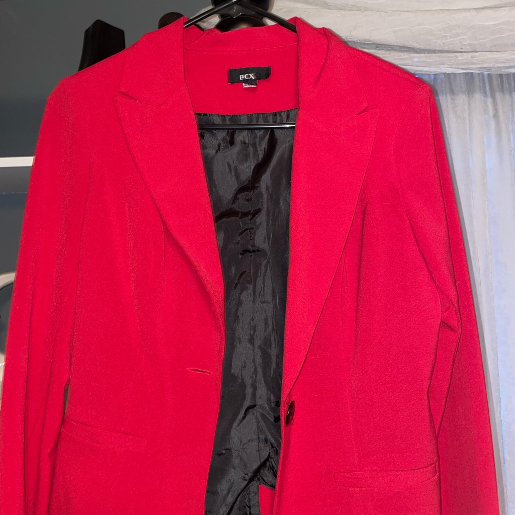 Red Bcx Blazer